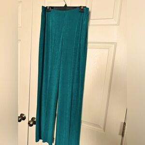 Chico’s Travelers Teal Green Pants Chico’s size 2R (12/14 size)
